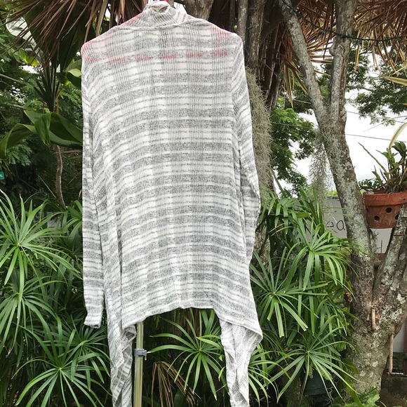 Forever 21, Heather Grey/Cream, Plus Size Cardigan - Picture 4 of 5